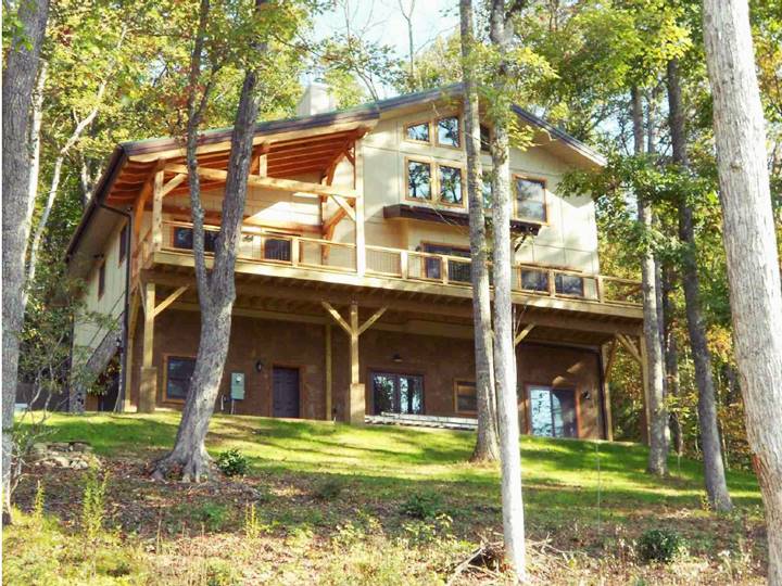 custom home designed and constructed by high country timberframe